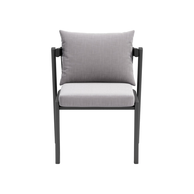 Horizon Dining Chair (Set of 2) Gray Seating TriadCommerceInc   
